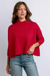 Aja Mock Neck - Scarlet