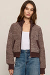 Ashford Zip Cardigan - Cocoa Bean