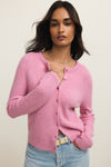 Medina Rib Cardigan - Pink Crush