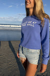 Meet Me At The Wall Sweatshirt- Periwinkle