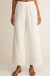 Scout Embroidered Pant - White