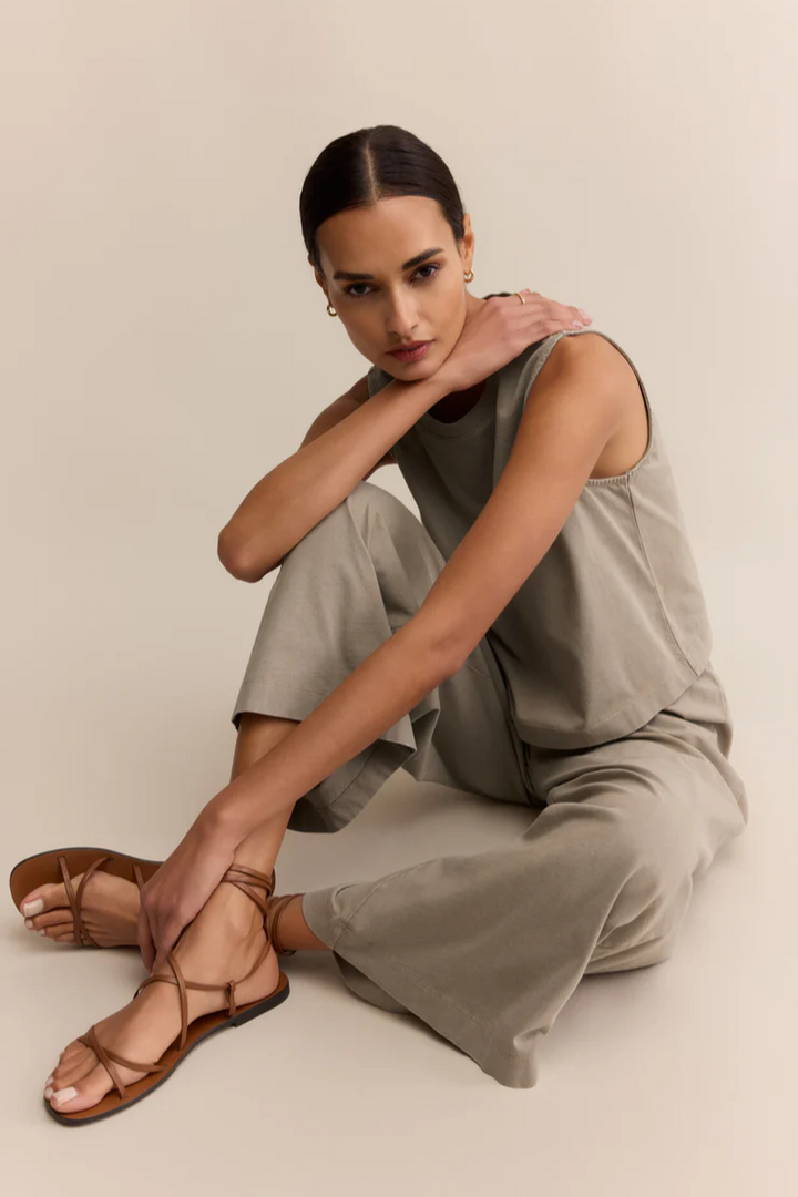 Sloane Jersey Muscle Tank - Retreat