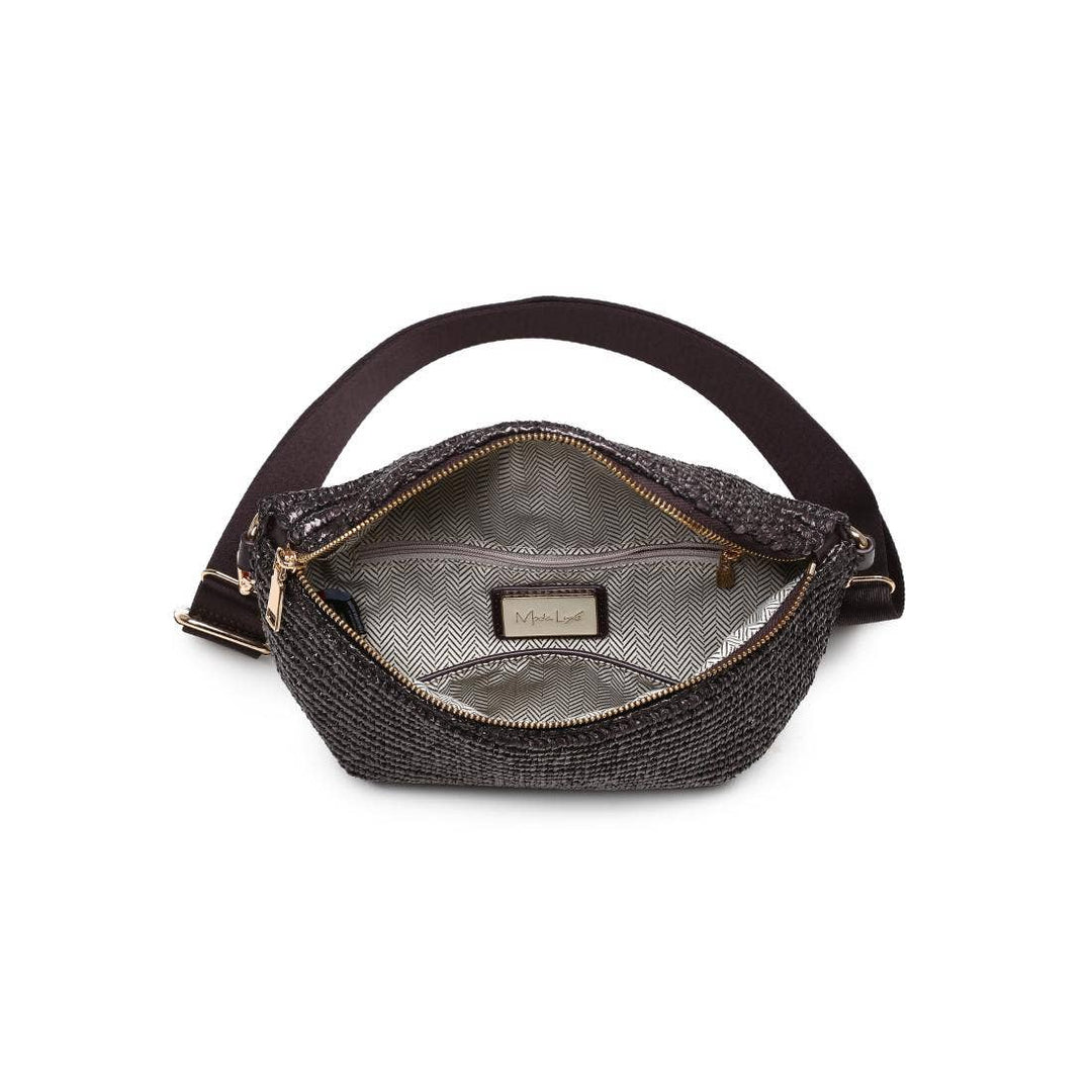 Gizelle Large Checker Bag - Chocolate Brown