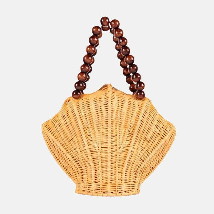 Sanibel Woodbead Crossbody Bag