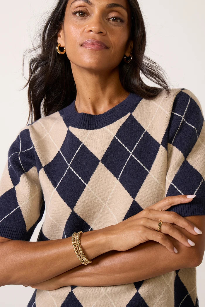 Perfect Sweater Tee - Loma Argyle