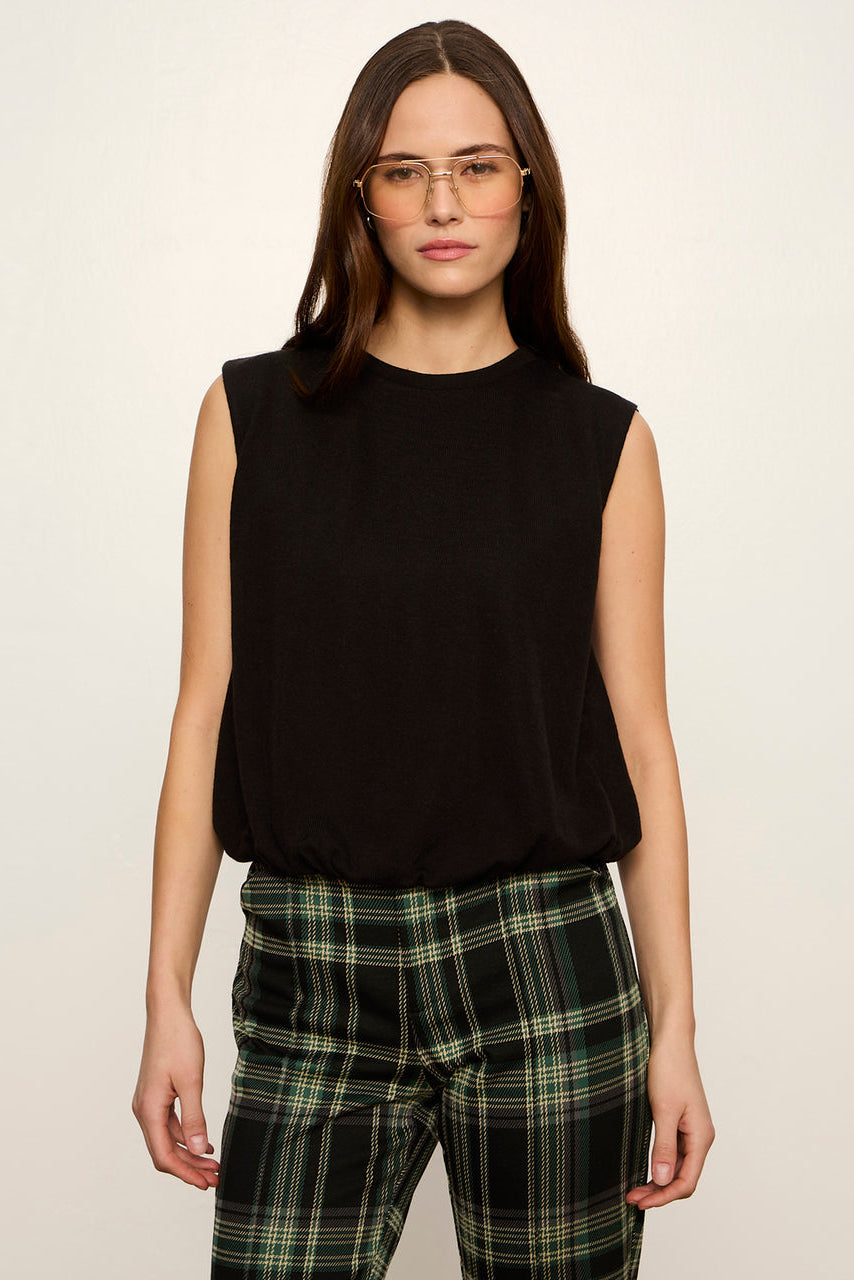 Quinn Bubble Shell - Black, side