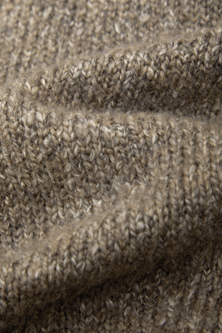 525 America Wren Snap Front Henley Mushroom Melange styled