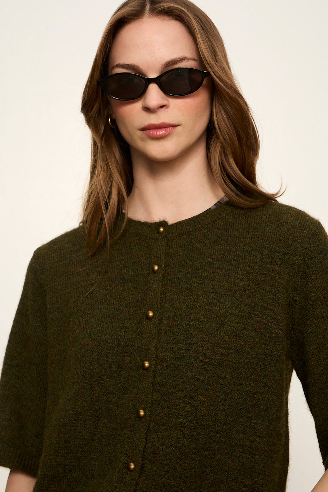 Sanctuary Short Sleeve Cardigan Kalamata styled