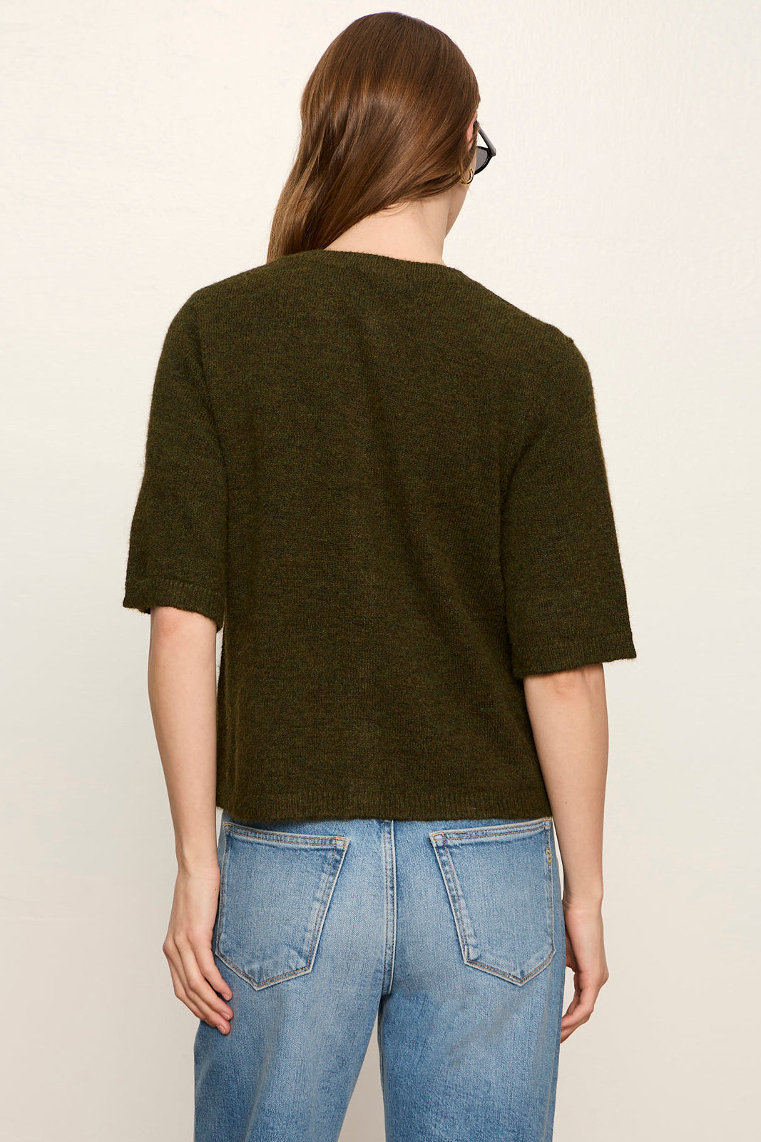 Sanctuary Short Sleeve Cardigan Kalamata detail