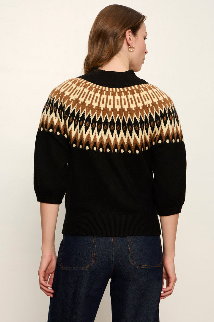 Sanctuary Fairisle Zip Up Poconos back