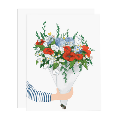 Summer Bouquet Greeting Card
