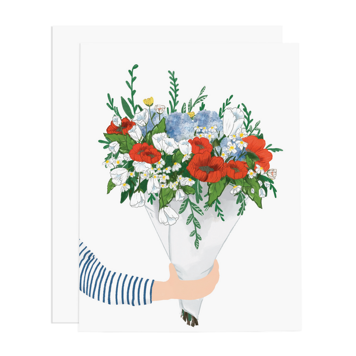 Summer Bouquet Greeting Card