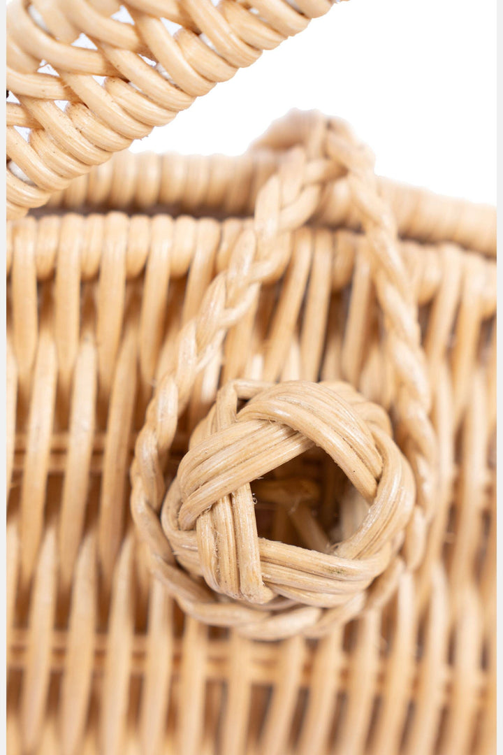 Ayla Rattan Fish Crossbody