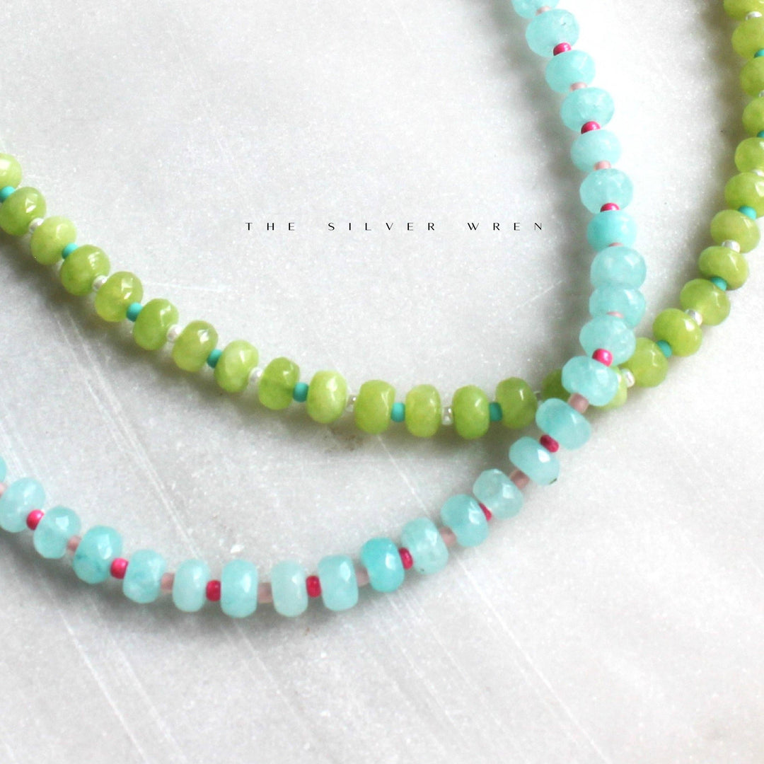 Stone Candy Beaded Necklace