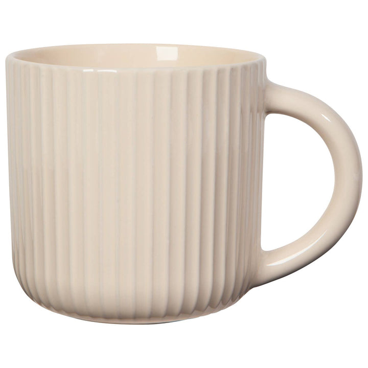Fluted Mug - Ecru