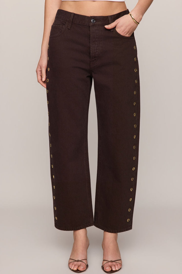 Off Duty Bowed Ankle - Gilded Umber - Front