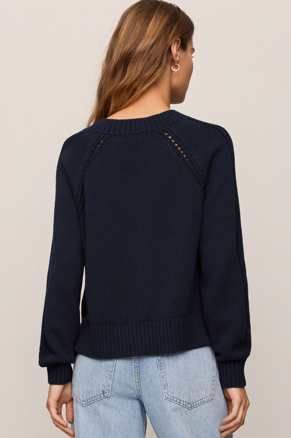 Navy V-neck sweater - Z Supply Stratton Eclipse