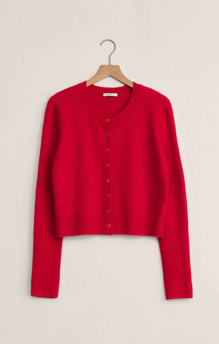 Medina Cardigan - Festive Red