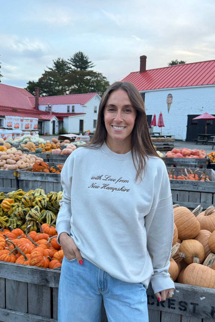 With Love Sweatshirt - Tan