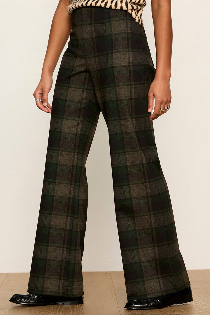 Relay Pull On Pant - Kalamata Plaid, side