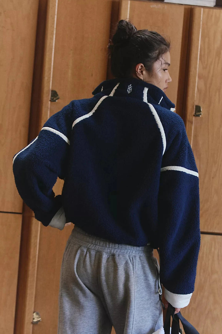 Mountain High Half-Zip Fleece - Navy Combo