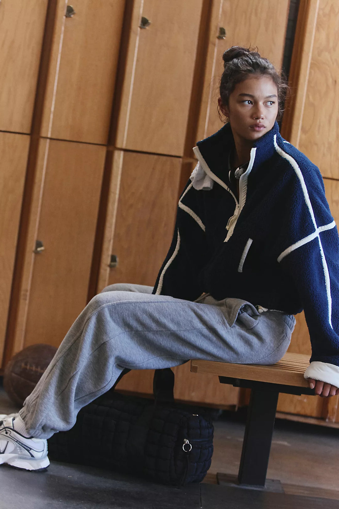 Mountain High Half-Zip Fleece - Navy Combo