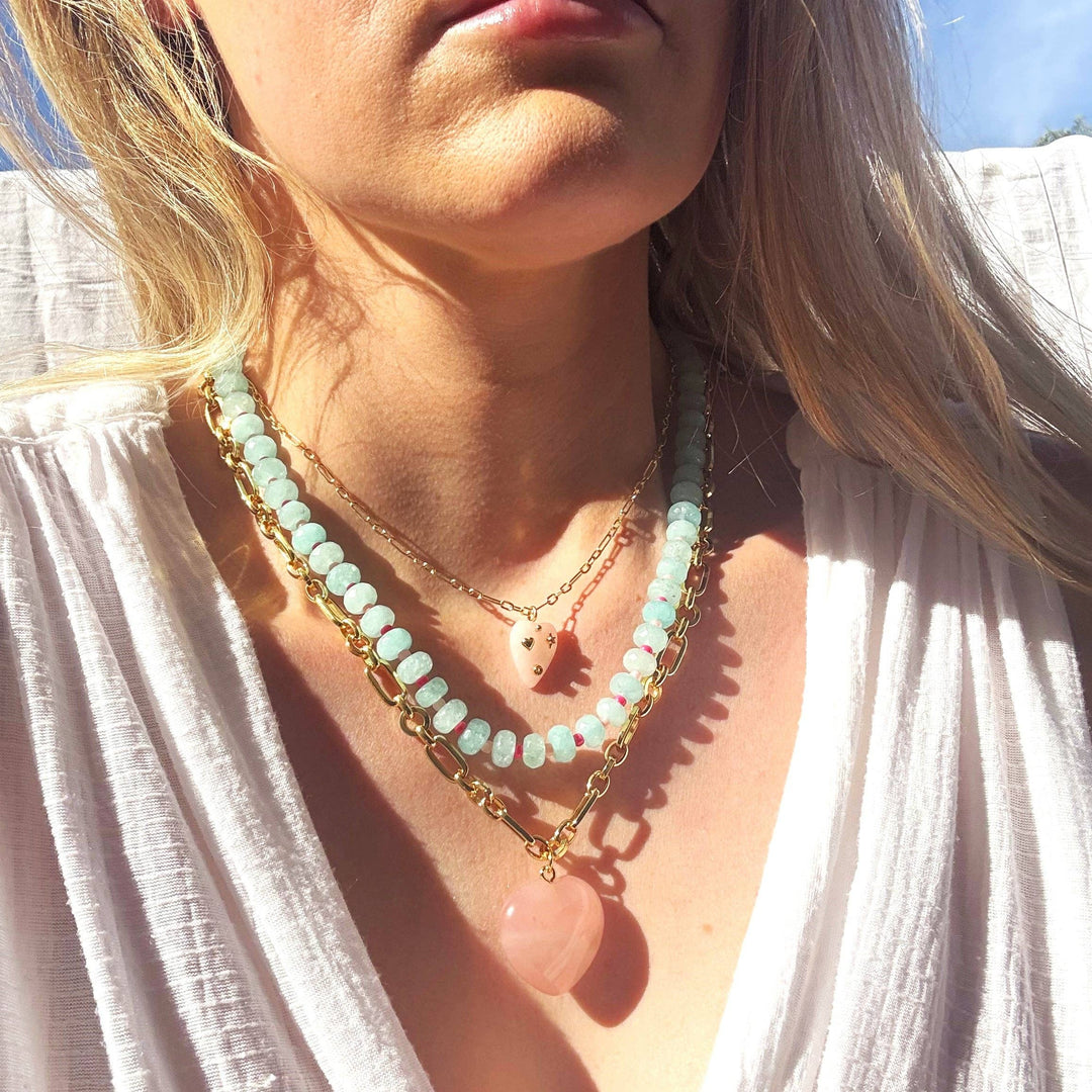 Stone Candy Beaded Necklace