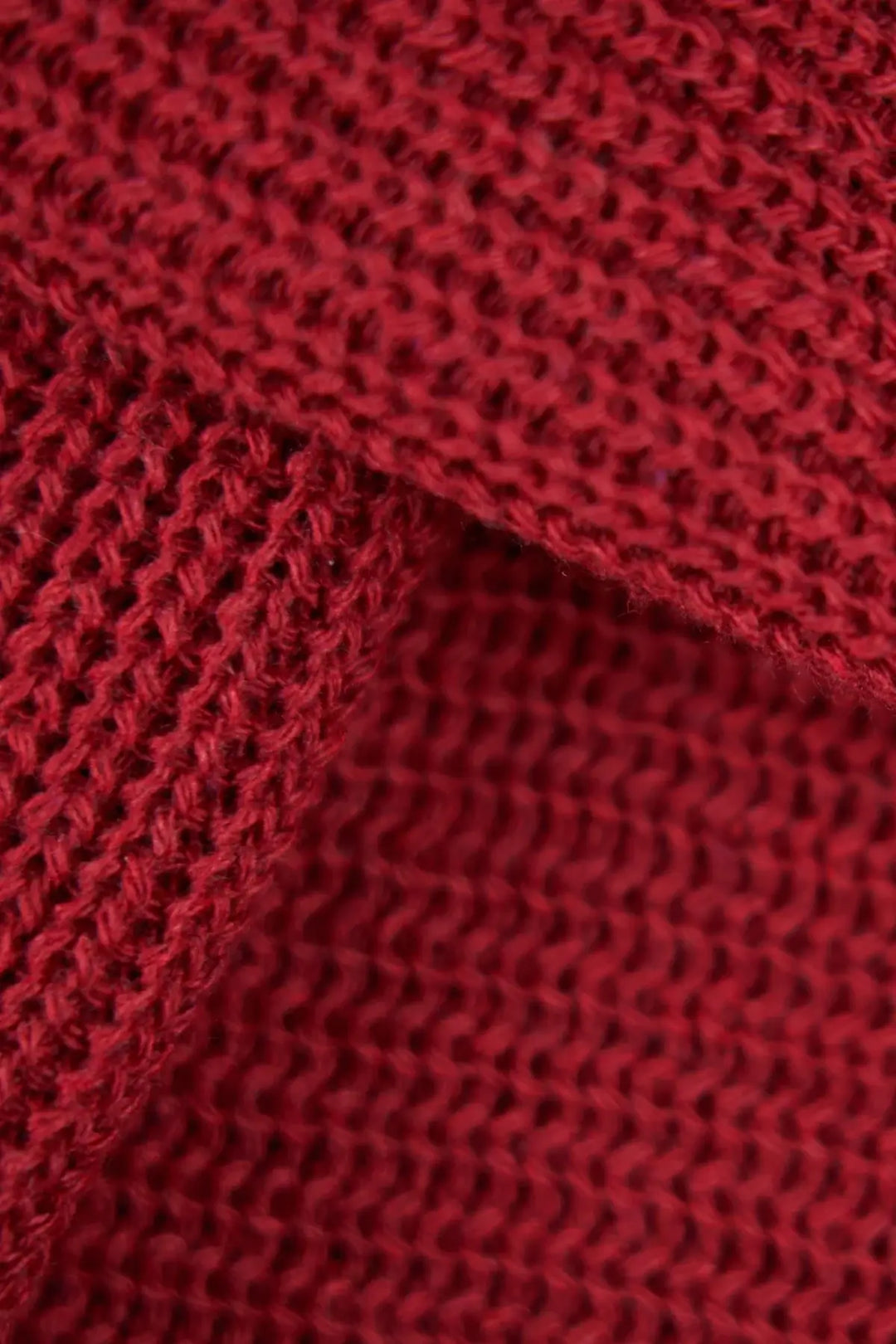 Upcycled Cotton Watchcap - Pomegranate