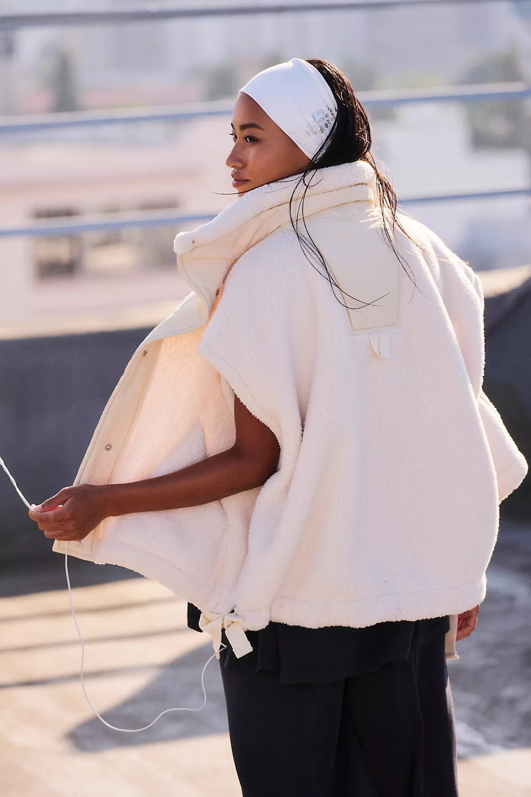 Scout It Out Fleece Vest - Birch Ivory