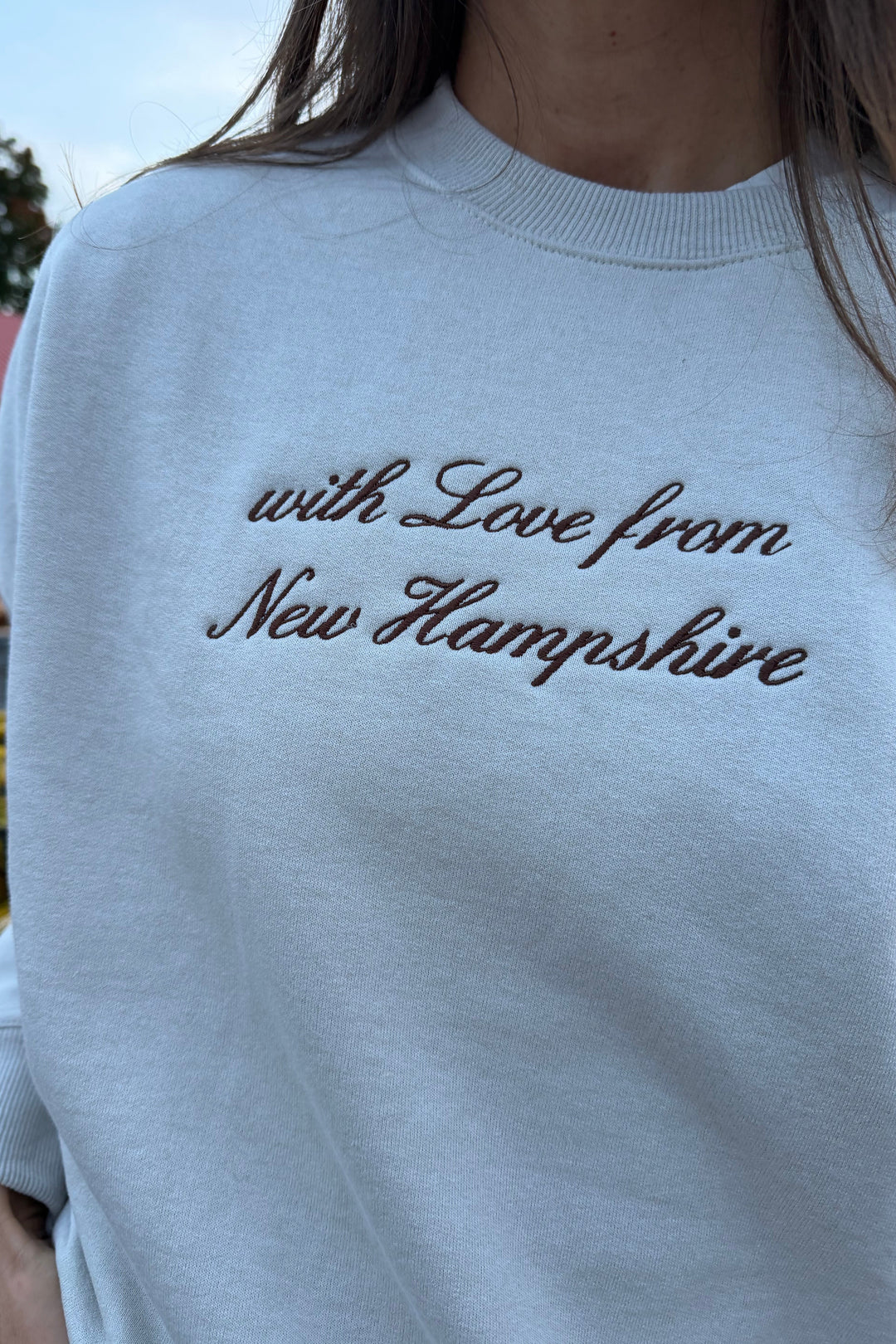 With Love Sweatshirt - Tan
