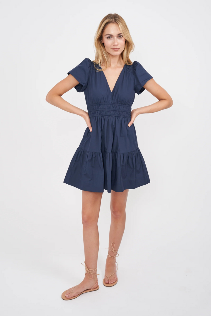 Anna Dress - Navy