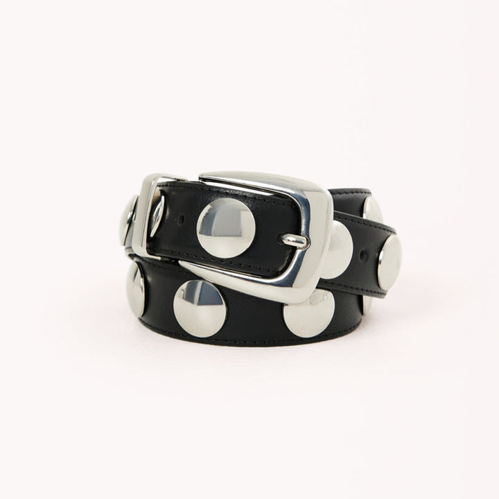Bailey Belt - Black/Silver