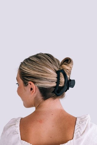 Black Hair Clip- Large