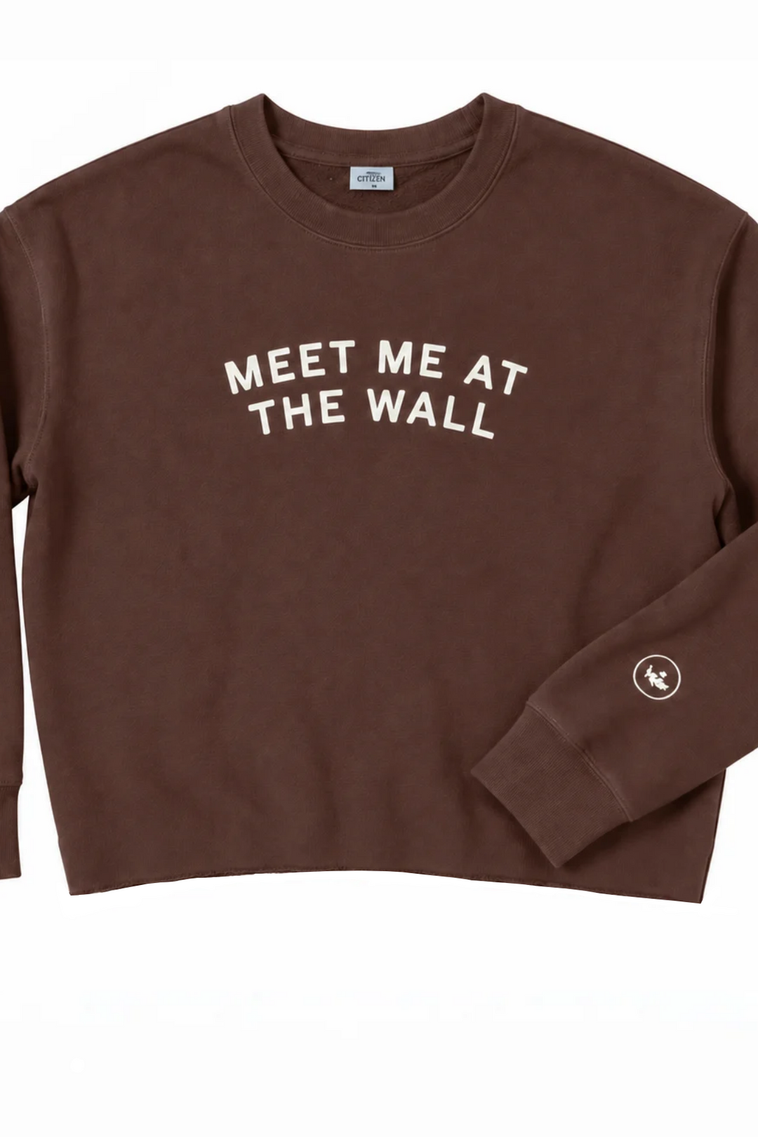 Meet Me At The Wall Sweatshirt- Mocha
