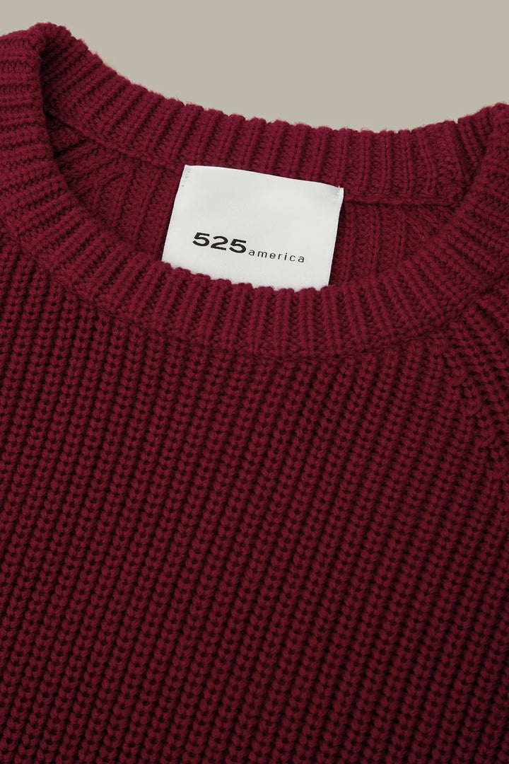 Jane Pullover - Dark Cherry