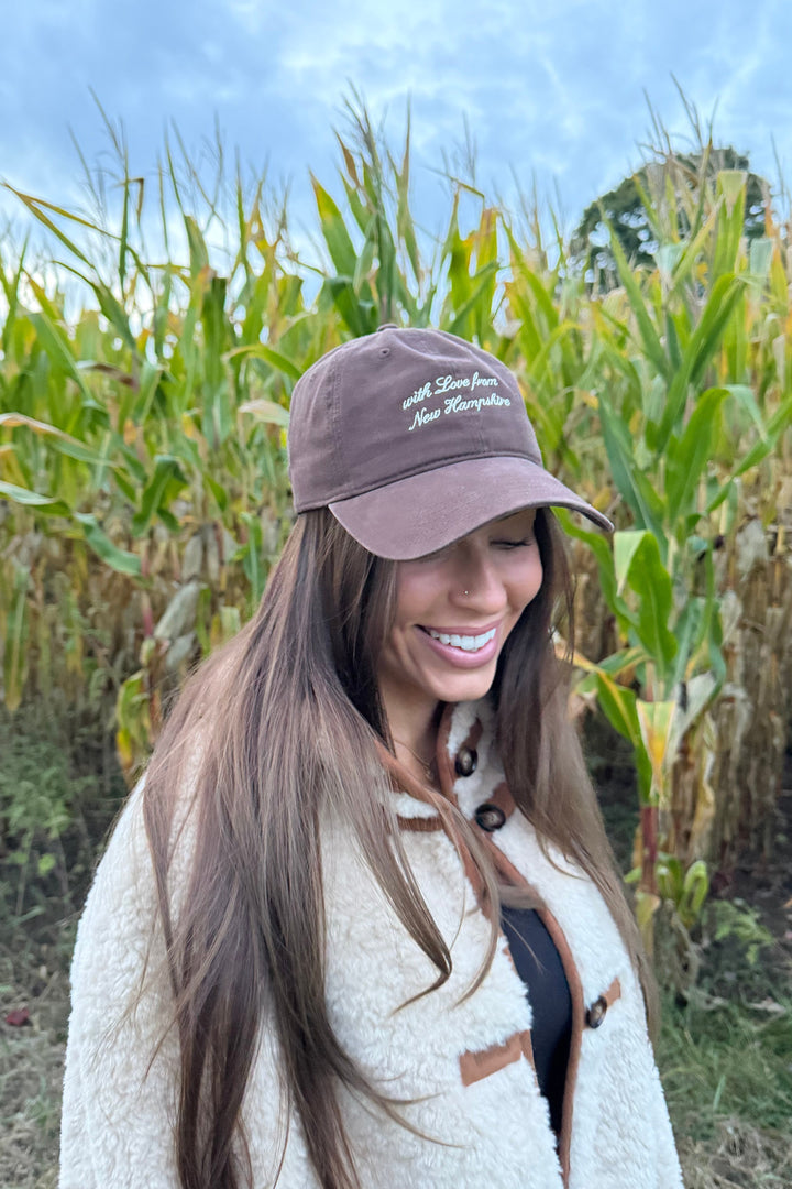 With Love From NH Hat - Chocolate