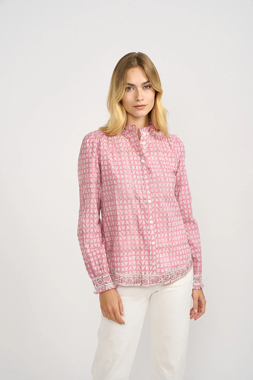 Charlie Shirt - Lavender Thistle