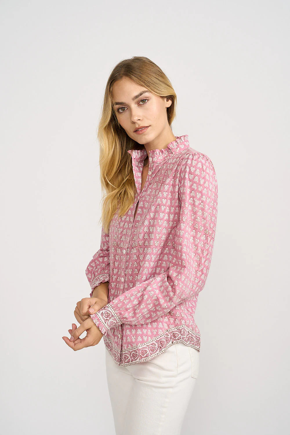 Charlie Shirt - Lavender Thistle