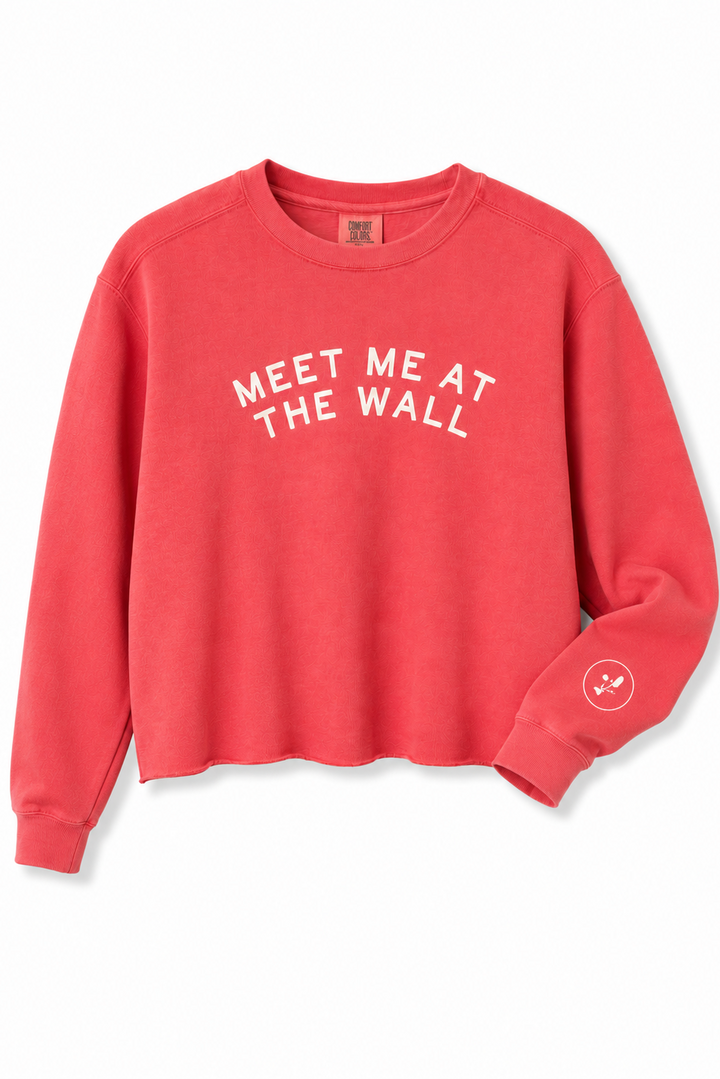 Meet Me At The Wall Sweatshirt- Watermelon