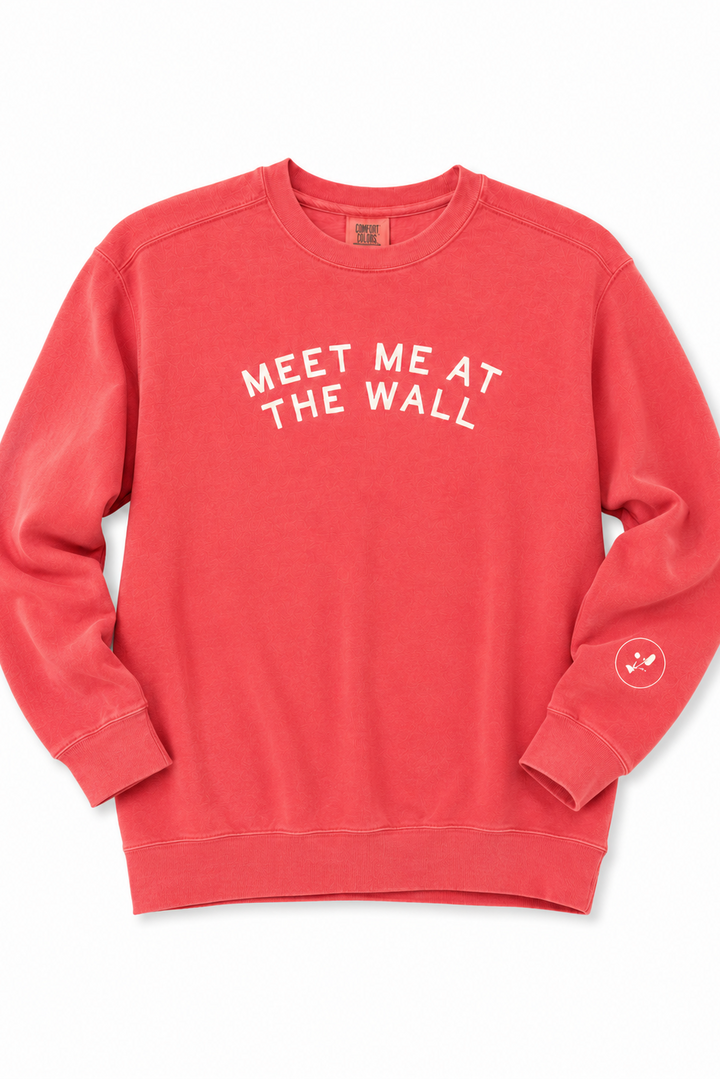 Meet Me At The Wall Sweatshirt- Watermelon