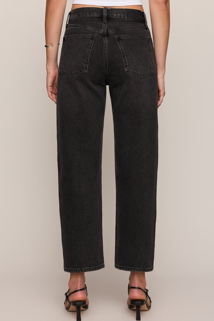 The Off Duty Mid-Rise Bowed Ankle Denim - Celestia