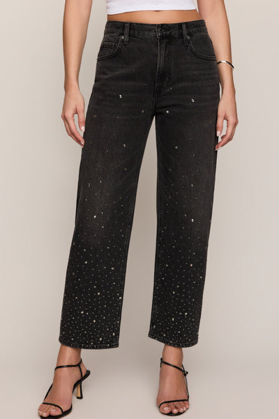 The Off Duty Mid-Rise Bowed Ankle Denim - Celestia