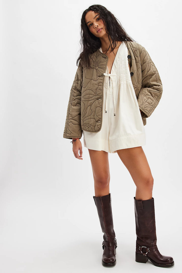 Webster Romper - Ecru