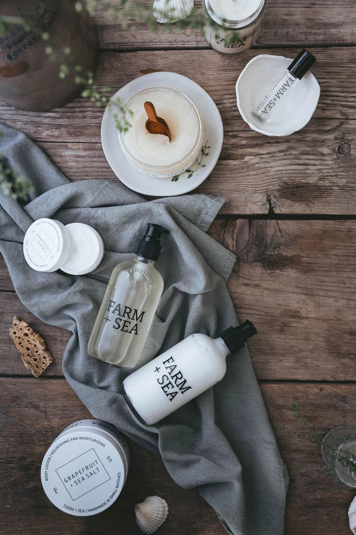 Farm & Sea Roll-on Perfume - Peony & Sea Salt