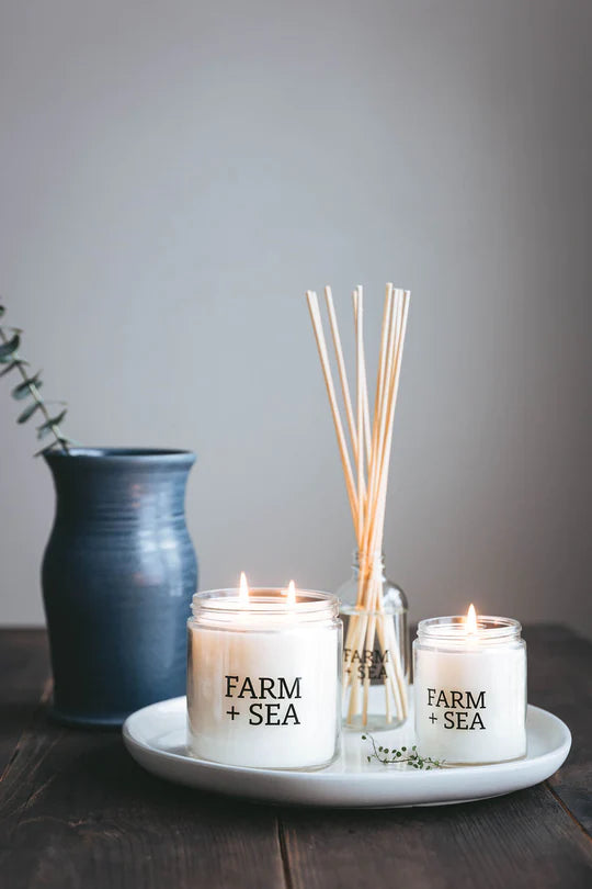 Farm & Sea Small Candle - Mother of Pearl