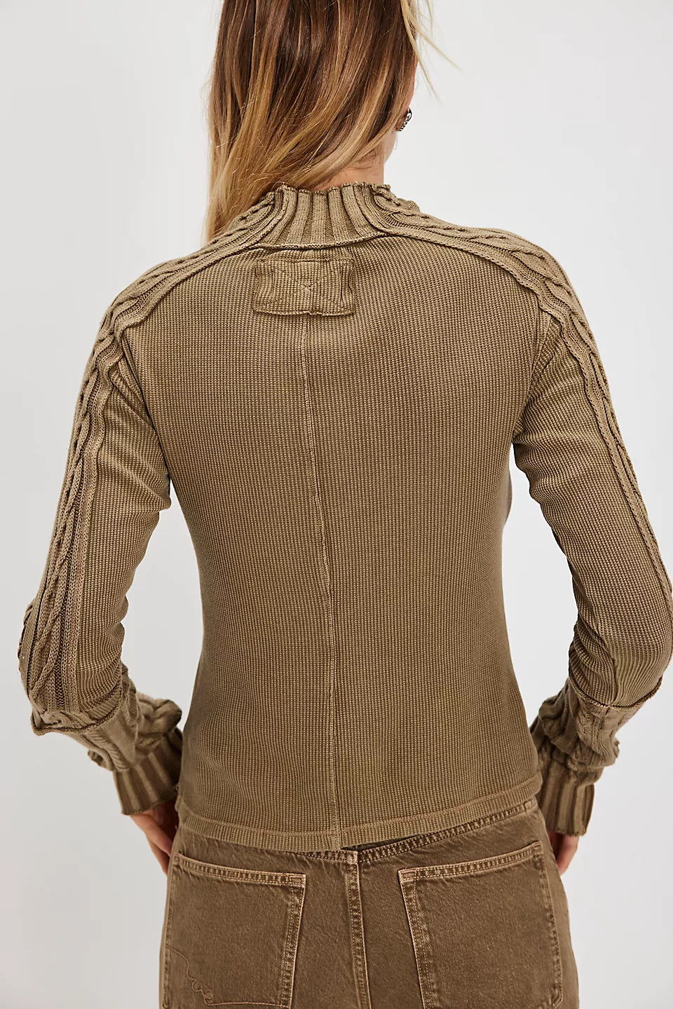 Breezy Swit Top - Fossil Dune