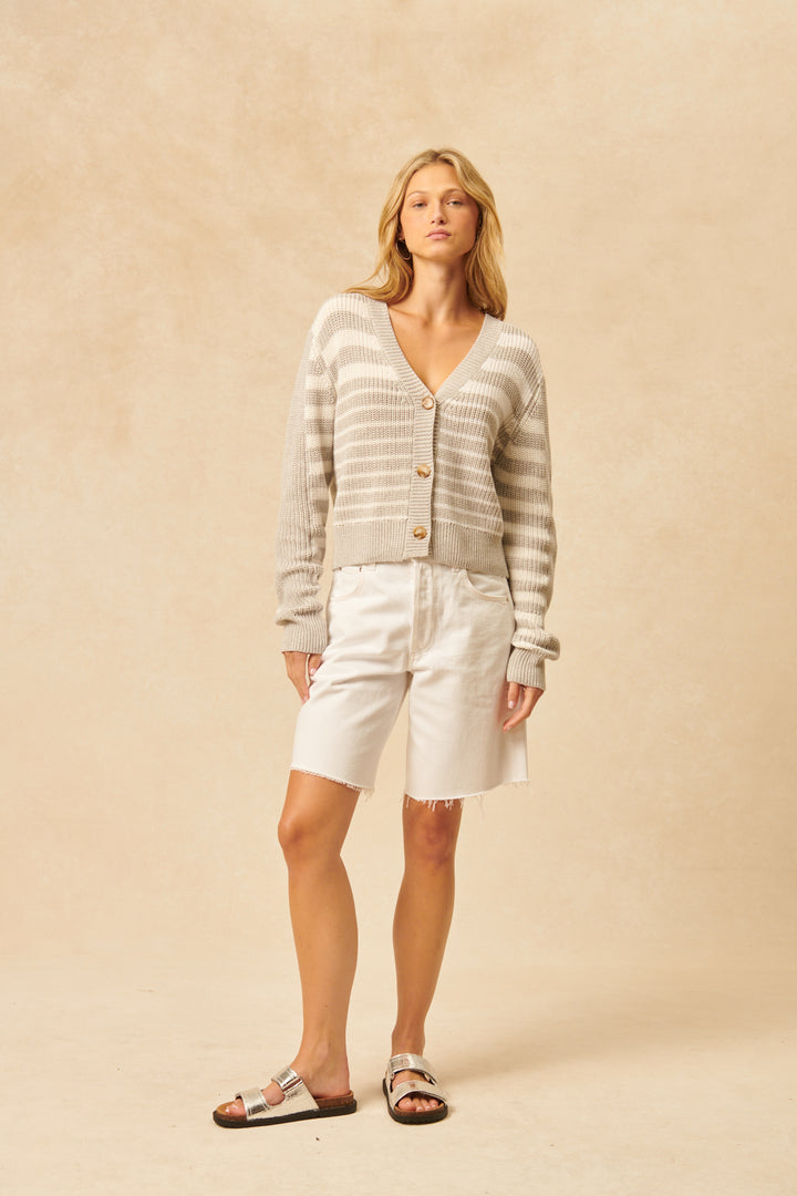 Andie Sweater - Heather Stripe