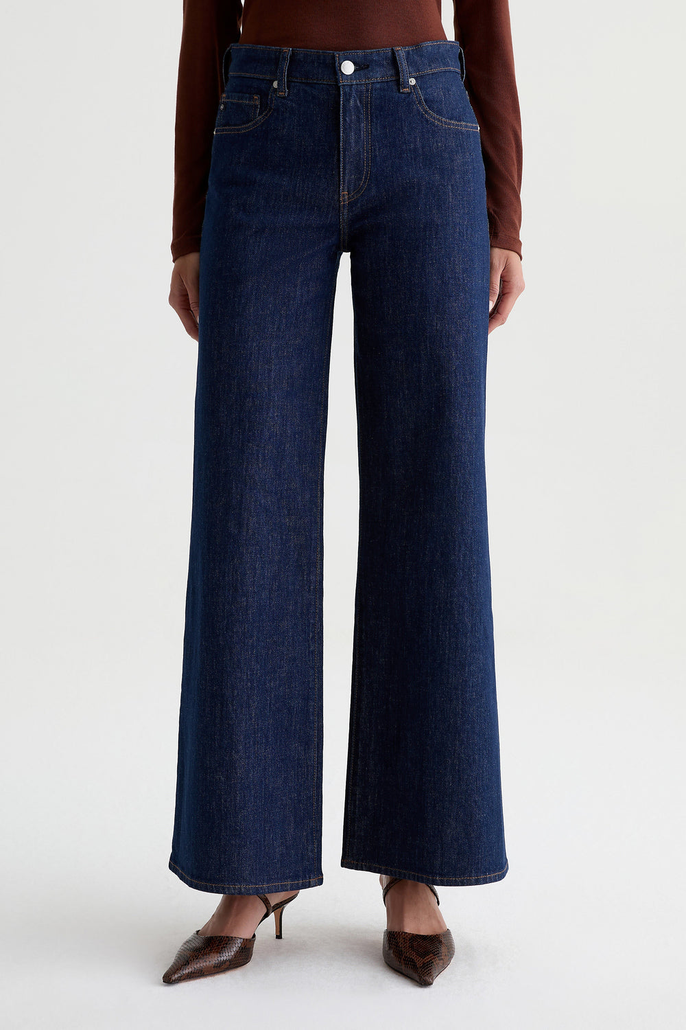 AG Saige Wide Leg Jean in Azura