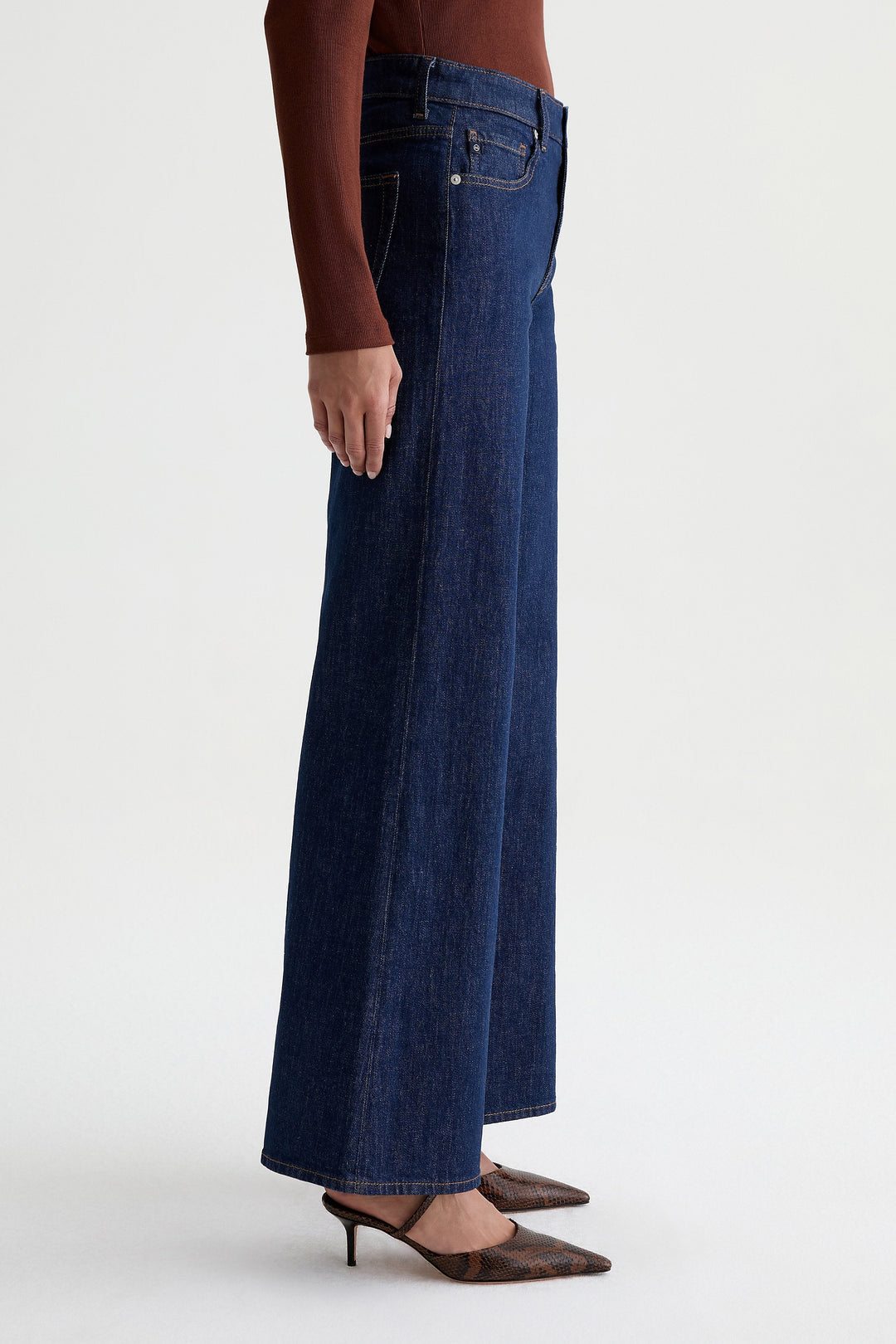 AG Saige Wide Leg Jean in Azura