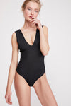 Keep it Sleek Bodysuit - Black